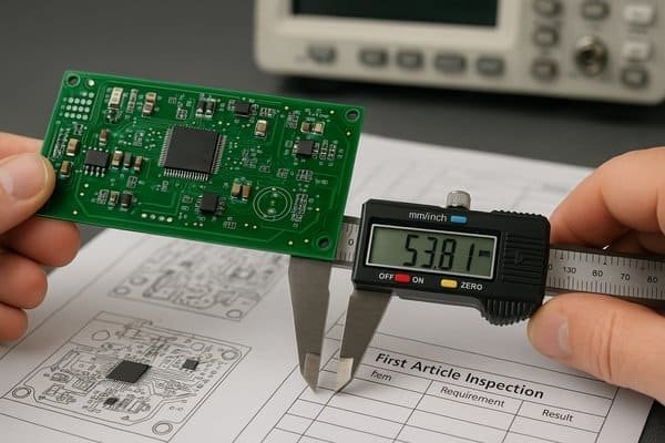 PCB First Article Inspection Measurement