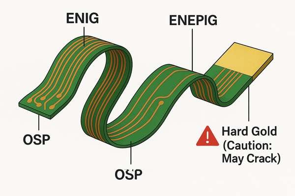 Flexible PCB Surface Finishes Illustration