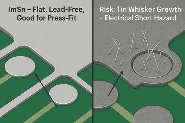 Immersion Tin Whisker Risk Comparison