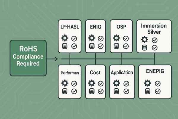 Lead-Free PCB Surface Finish Options for RoHS Compliance