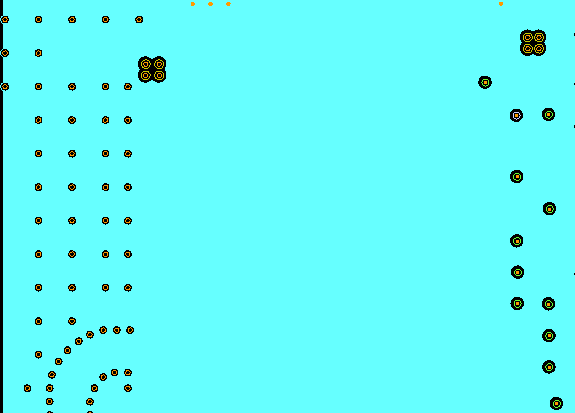 Continuous ground plane on PCB