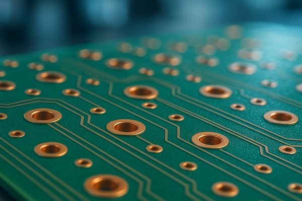 A high-tech PCB with via-in-pad technology