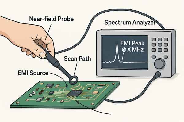 EMI Detection Using Near-field Probe