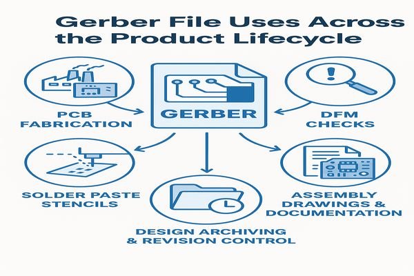 Gerber File Applications Infographic