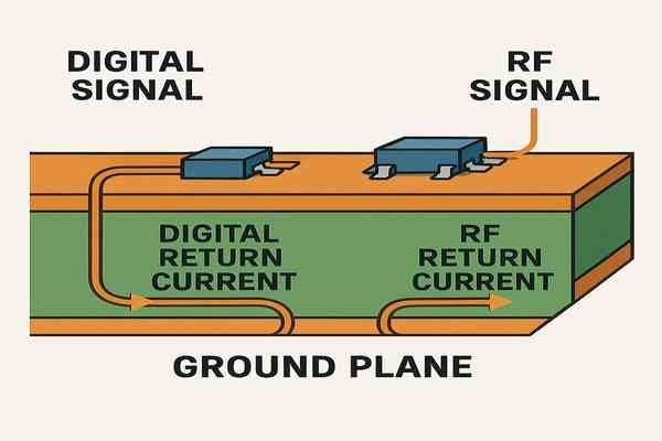 Ground Plane Current Return Paths