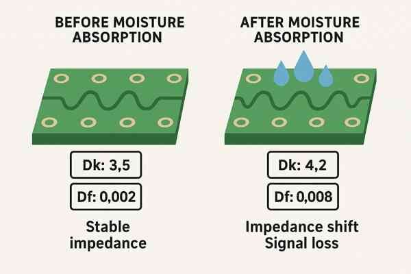 Moisture Impact on PCB RF Signals