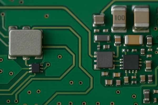 RF PCB component placement example