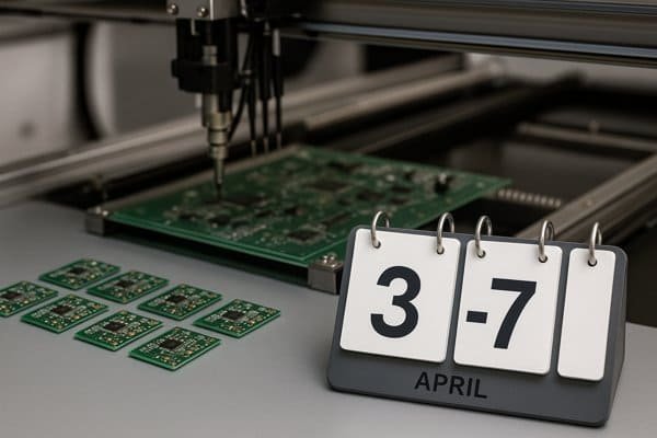 PCB Assembly Timeline Visualization