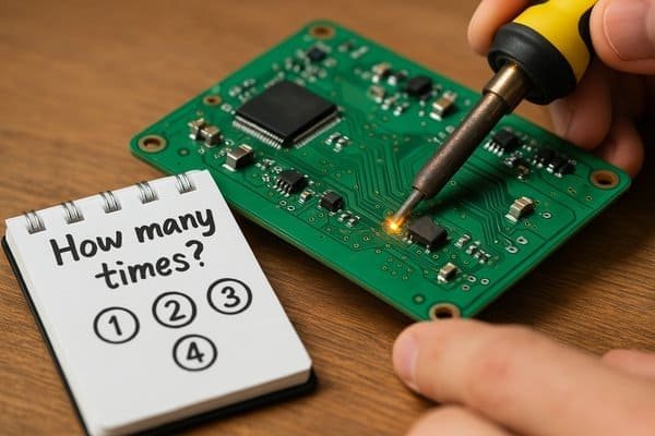 PCB Rework Limit Warning