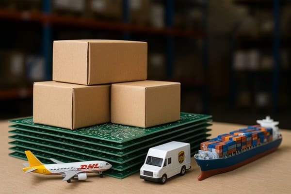 PCB Shipping Methods Representation