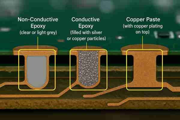 PCB Via Filling Types