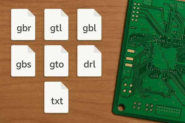PCB Gerber File Extensions