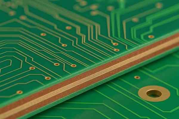 PCB Layered Stackup Cross Section