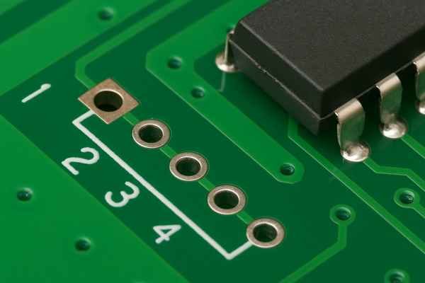 PCB Pin1 Marker Close Up