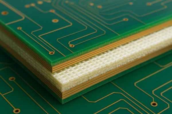 PCB Stackup Prepreg Layer Cross Section