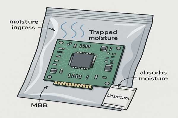 PCB in MBB with Desiccant