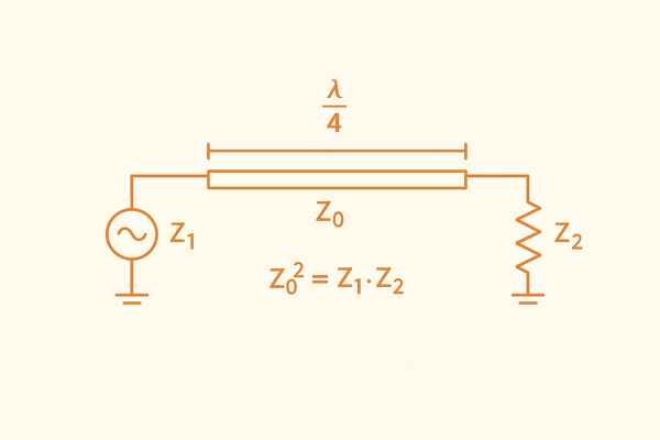 Quarter Wave Transformer Schematic