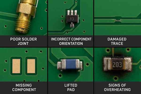RF PCB Visual Faults