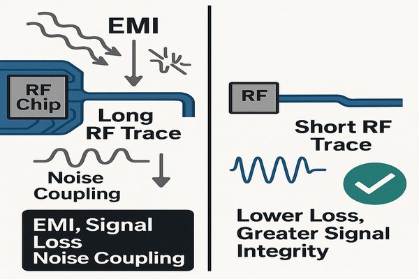 RF Trace Length Comparison