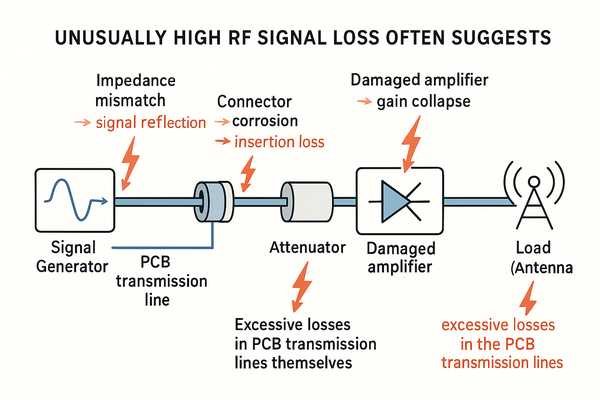 RF Signal Loss Troubleshooting Diagram