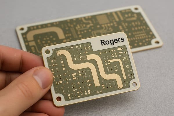 Rogers PCB High Frequency Circuit Board Closeup