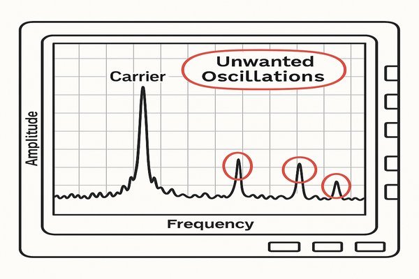 Spectrum Analyzer Unwanted Oscillations