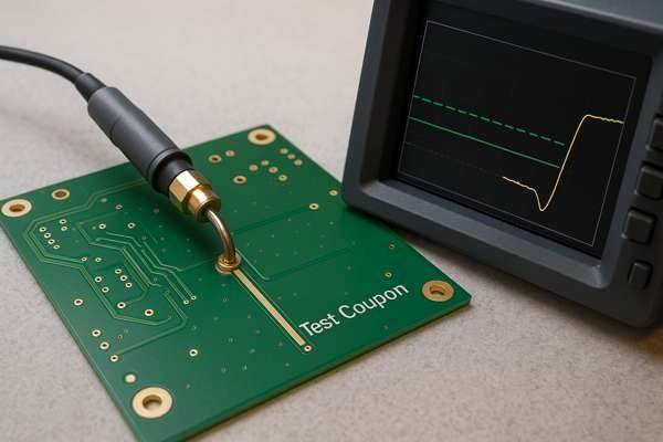 TDR Test Setup on PCB