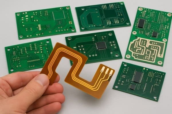 Types of PCB Boards Displayed