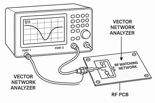 VNA RF Line Drawing Setup
