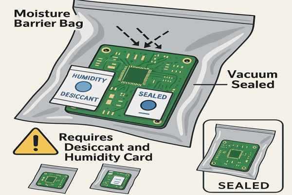 Vacuum Sealed PCB Storage Illustration