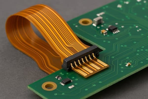 Flexible PCB Connected to Rigid Circuit Board