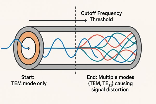 Coaxial Cable Mode Transition Diagram