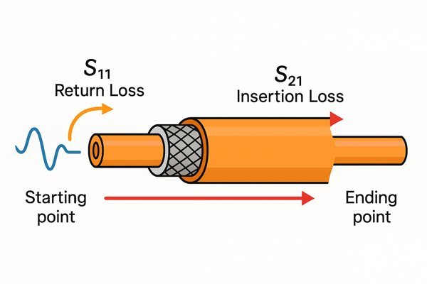 Coaxial Cable Signal Reflection and Transmission Loss