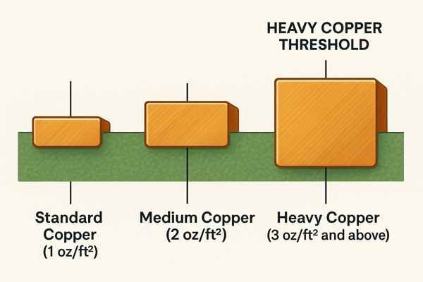 Copper Thickness Comparison Illustration