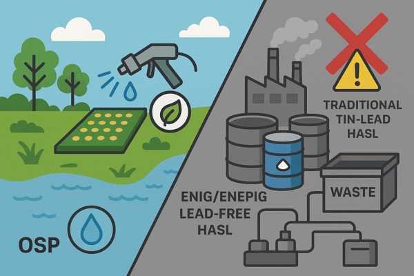 Environmental Impact of PCB Surface Finishes