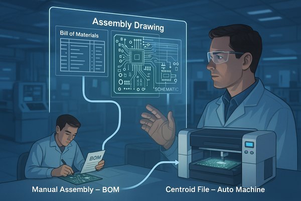 Futuristic PCB Assembly Workflow