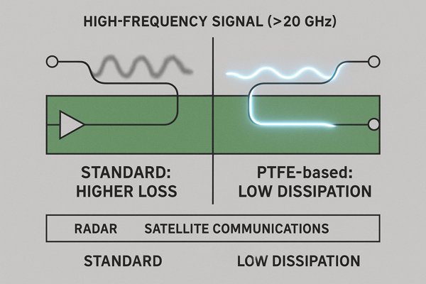 High Frequency PCB Signal Comparison