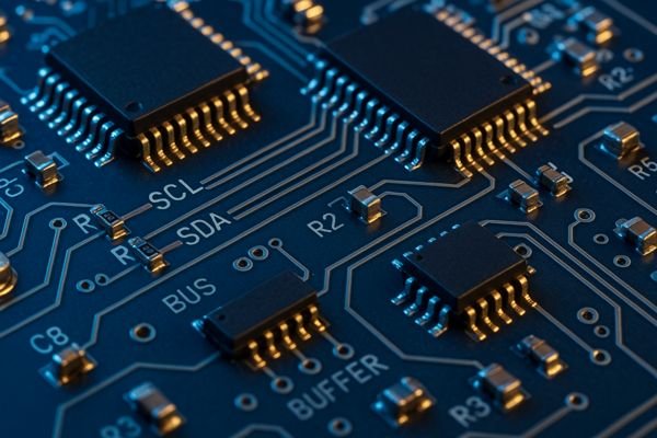 High-Speed I2C Microcontroller Circuit Board