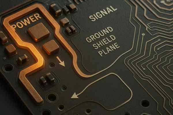 High Current Power and Signal Separation on Heavy Copper PCB