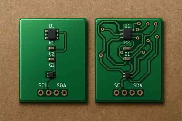 I2C Bus Layout: Clean vs Messy Design