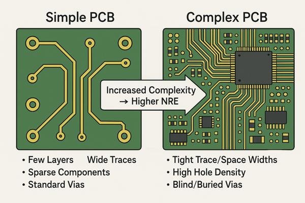 Impact of Board Complexity on NRE