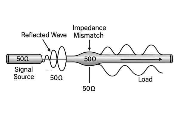 Impedance Mismatch in RF Coaxial Cable