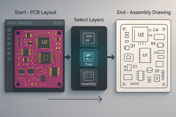 PCB Assembly Drawing Conversion Process
