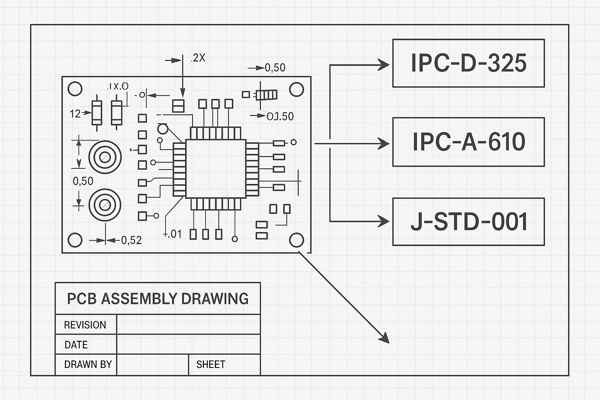 PCB Assembly Drawing Standards Reference