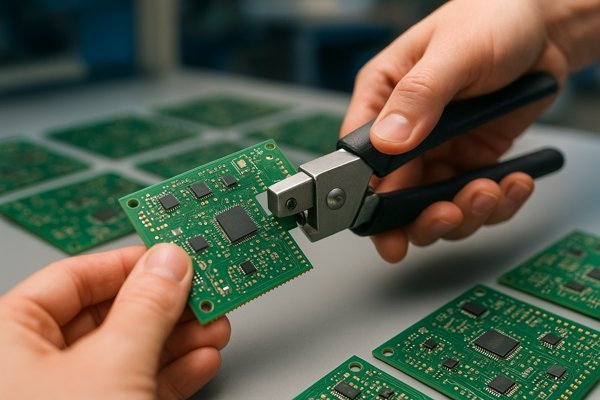 PCB Separation with Handheld Nibbler