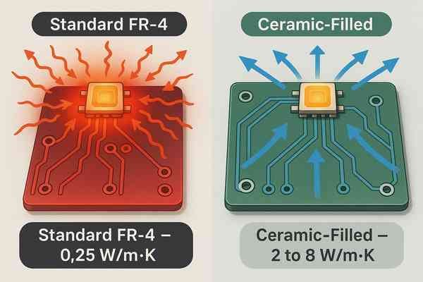 PCB Heat Dissipation Comparison