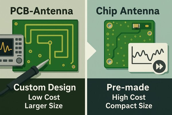 PCB vs Chip Antenna Comparison
