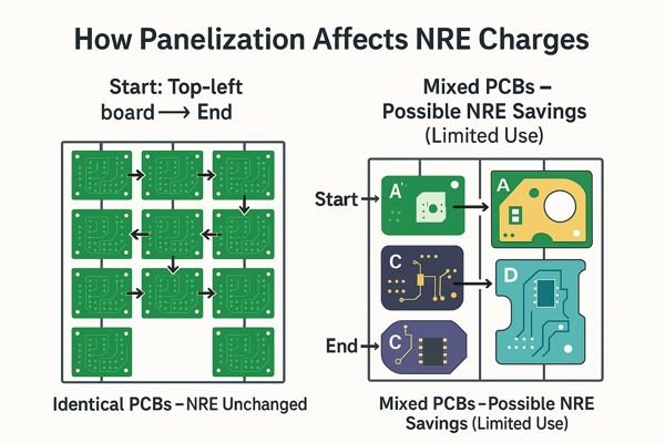 Panelization NRE Charges Diagram