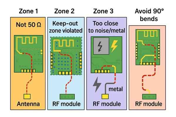 RF Antenna Layout Errors