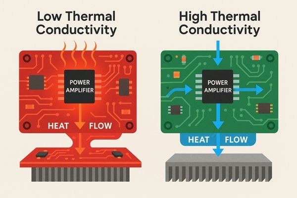Thermal Conductivity Comparison in PCB Design